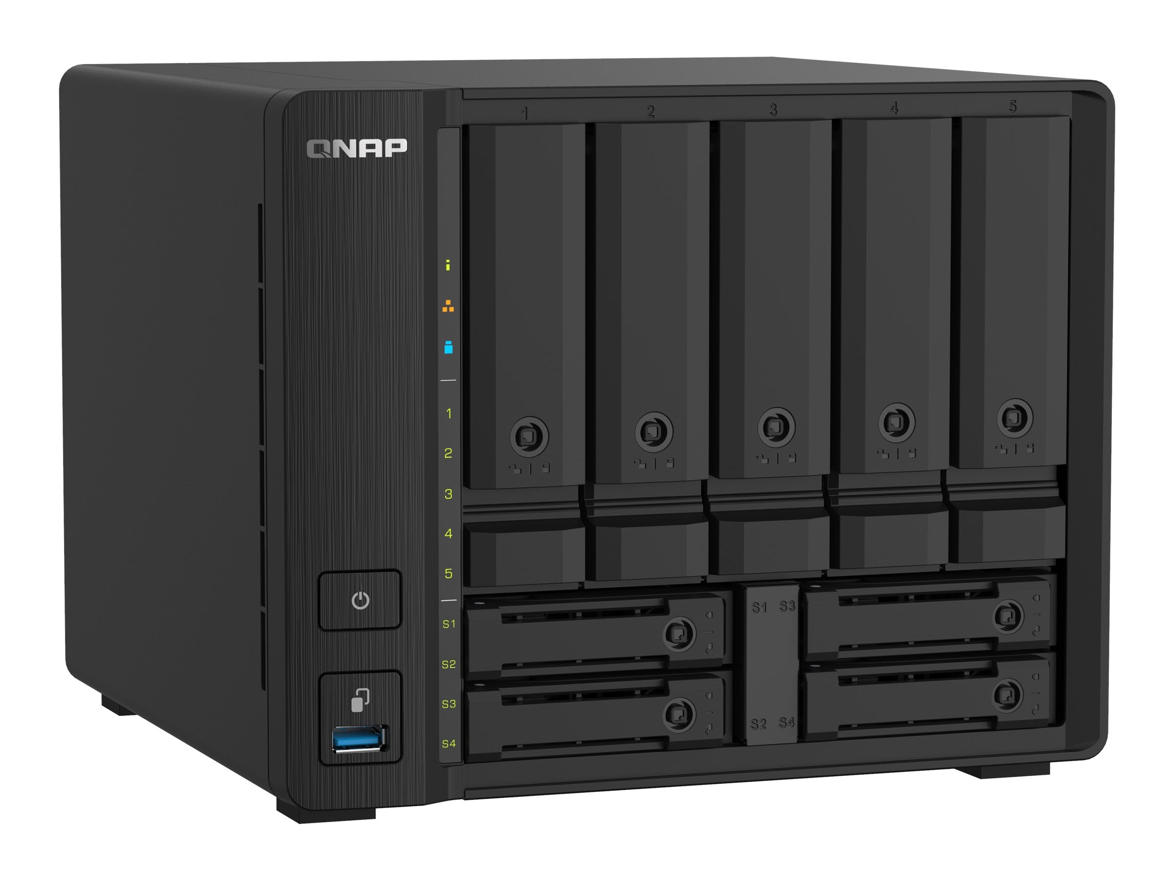 QNAP TS-932PX-4G NAS-Server Seitenansicht