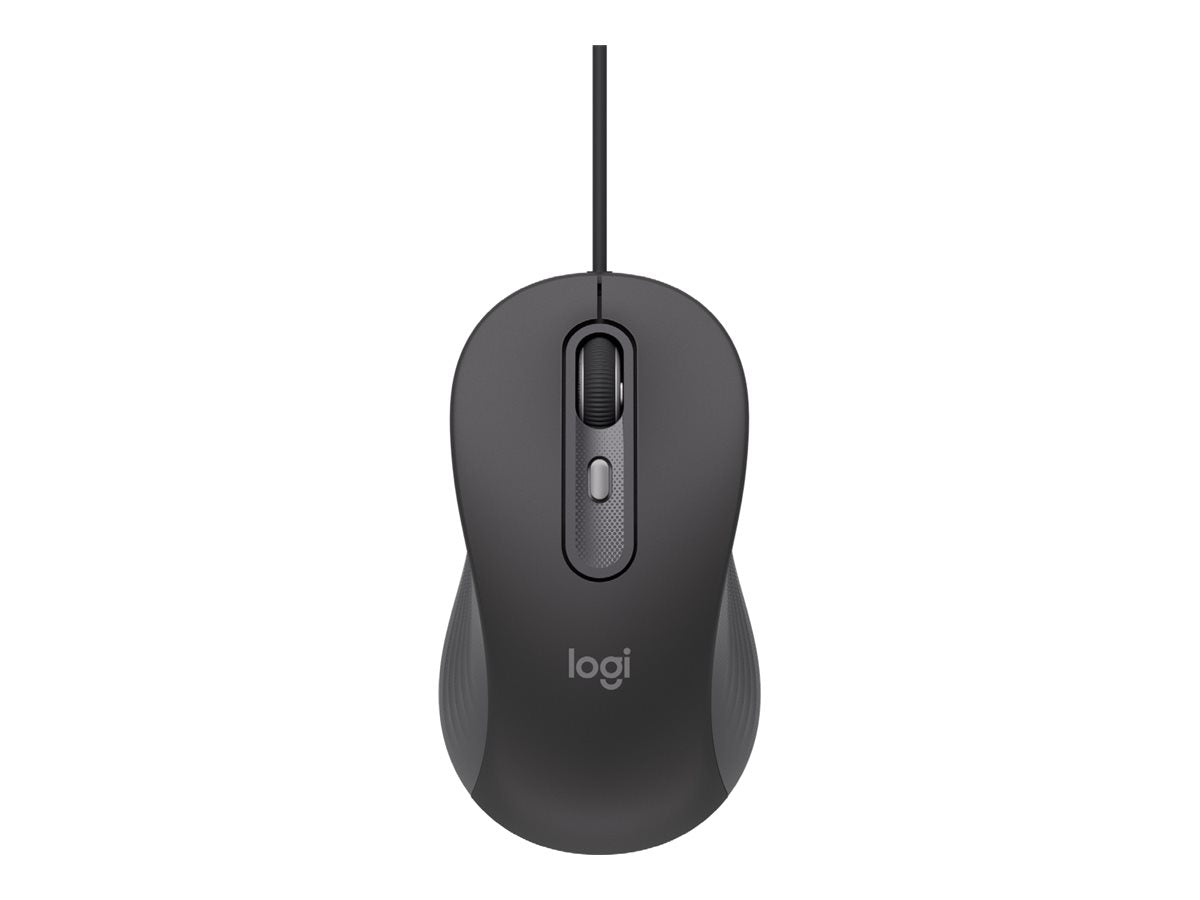 LOGITECH Wired Mouse M520 for Business Graphite - Vorderansicht