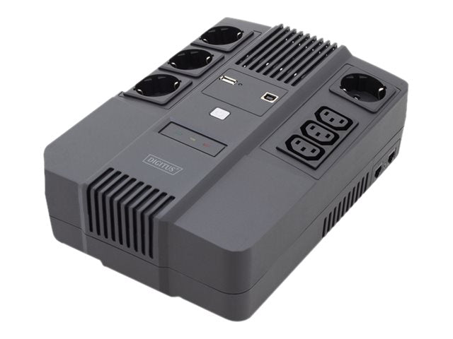 DIGITUS UPS Line-Interactive 800VA Vorderansicht