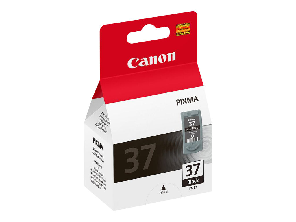 Vorderansicht der CANON PG-37 Tinte schwarz 11ml