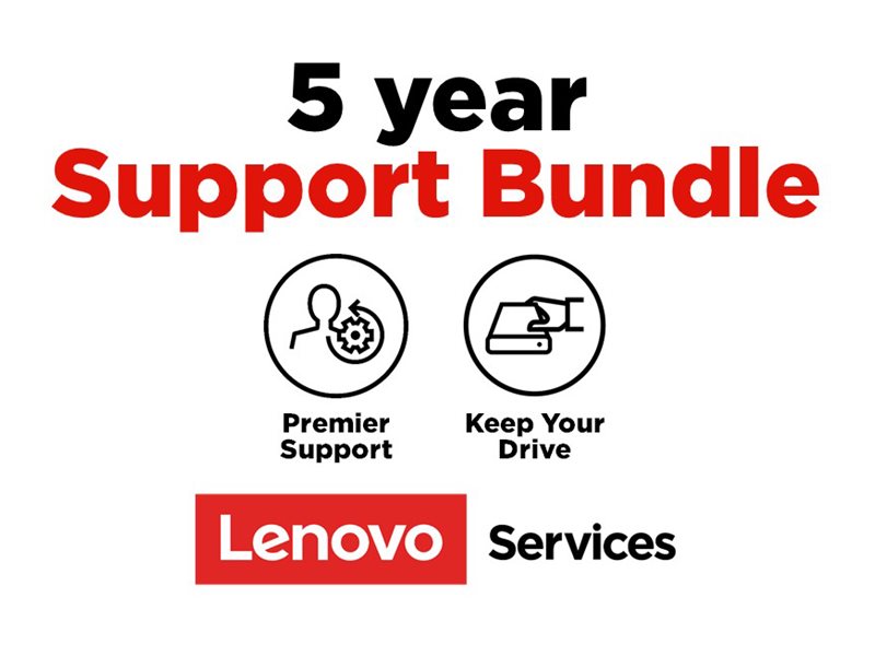 LENOVO 5Y Premier Support + KYD + International Upg - Vorderansicht