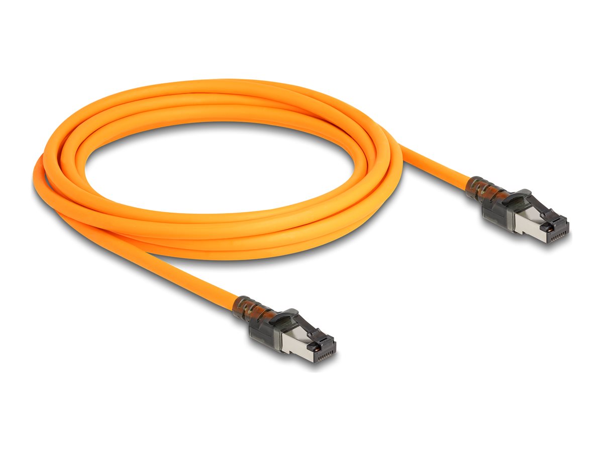 DELOCK RJ45 Netzwerkkabel mit USB Type-C Portfinder Funktion - Vorderansicht