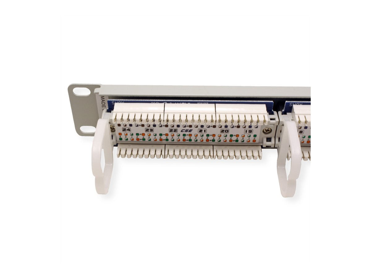 ROLINE Kat.5e Class D Keystone RJ-45 ungeschirmt lichtgrau - Installation