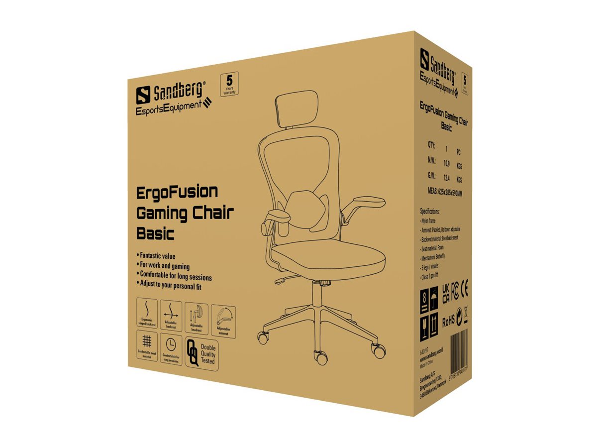 SANDBERG ErgoFusion Gaming Chair Basic - Detailansicht