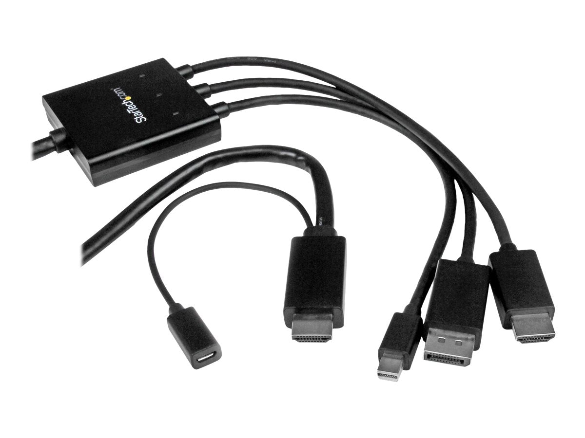 STARTECH.COM 2m HDMI, DisplayPort oder Mini DisplayPort auf HDMI Konverter Kabel - Verpackung