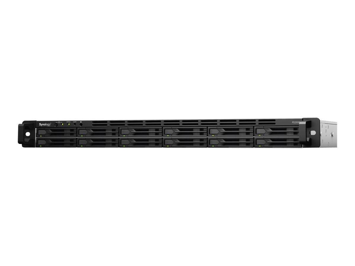 Detailansicht der Anschlüsse der SYNOLOGY FS2500 All Flash Array