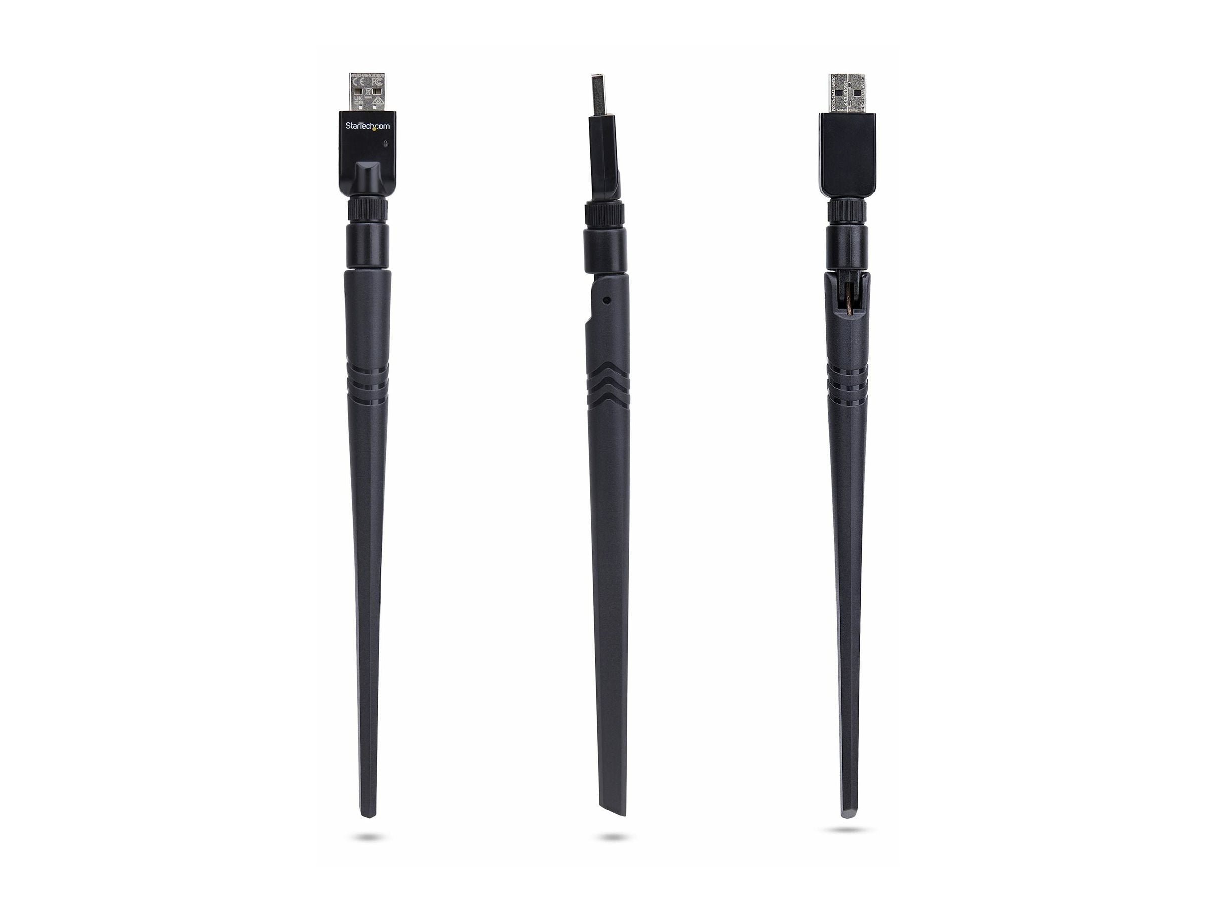STARTECH.COM USB Bluetooth 5.3 Adapter Klasse 1 USB Bluetooth Dongle-Stick für PC/Laptop für Tastatur/Maus Windows/Linux