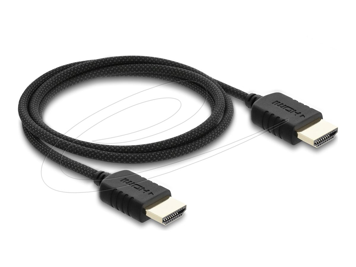 DELOCK Koaxiales High Speed HDMI Kabel 8K 60 Hz 48 Gbps Vorderansicht