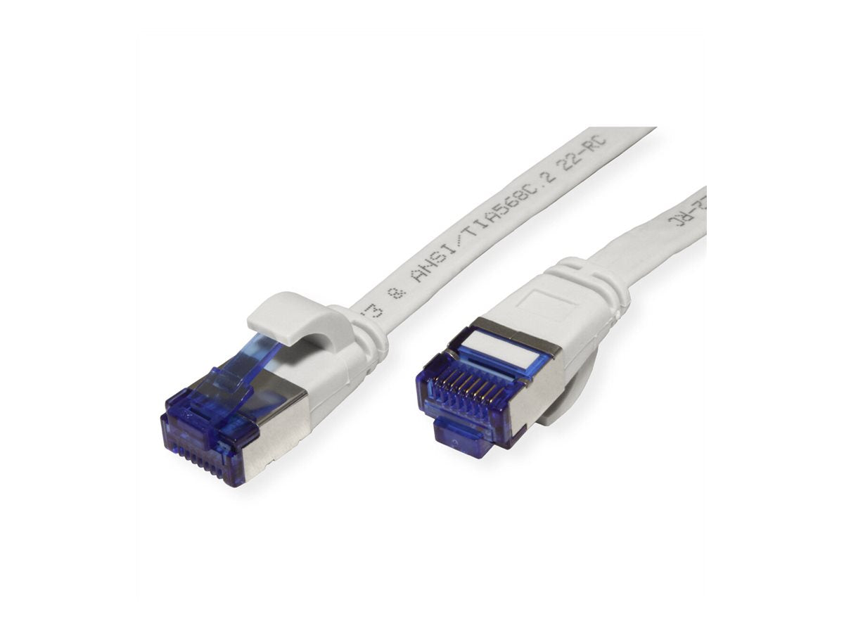 VALUE Patchkabel Kat.6A Class EA FTP extra-flach grau 3m - Verpackung