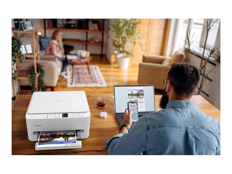 CANON PIXMA TS6550i A4 3in1 MFP Printer Seitenansicht
