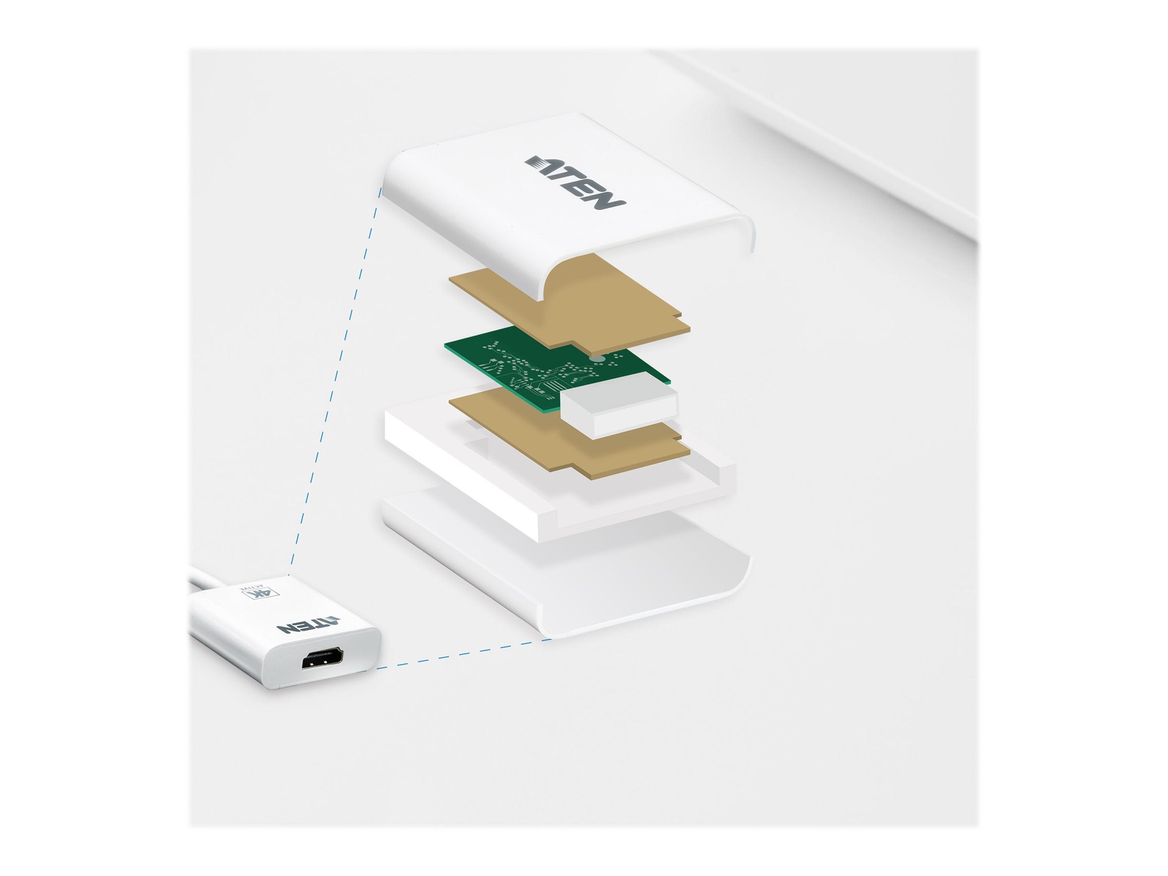 ATEN VC986 DisplayPort to 4K HDMI Adapter Verpackung