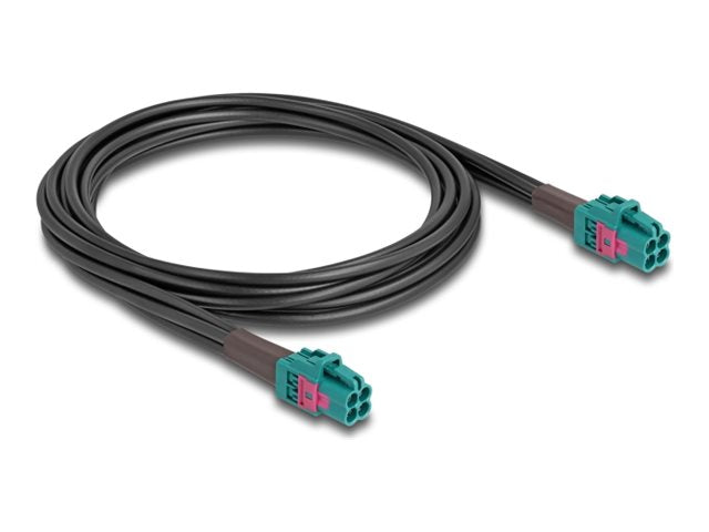 DELOCK Kabel Mini FAKRA Z Buchse quad zu Mini FAKRA Z Buchse quad A-Typ - Vorderansicht