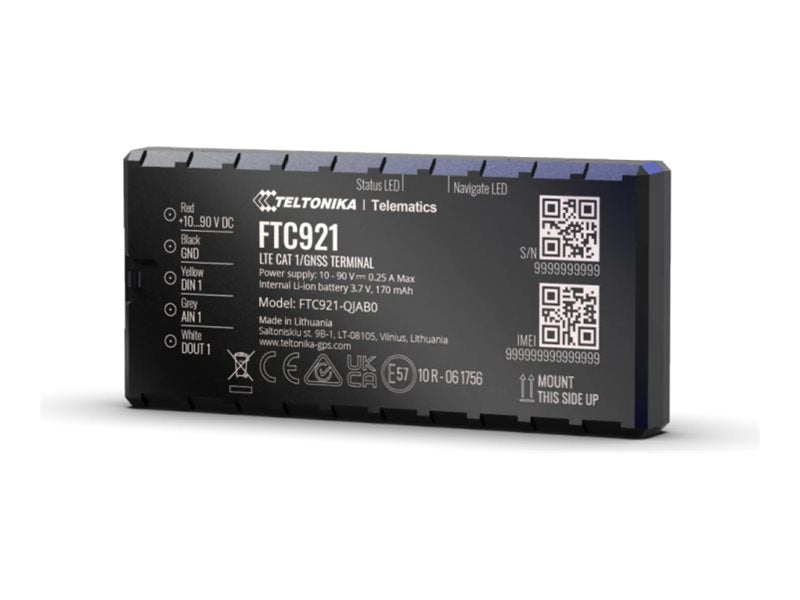 TELTONIKA TELEMATICS FTC921 GPS Tracker Vorderansicht