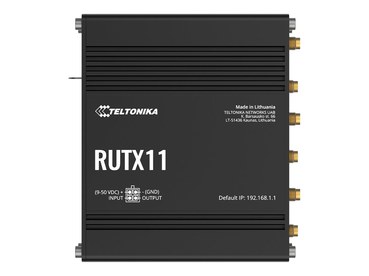 TELTONIKA NETWORKS RUTX11 Router Vorderansicht