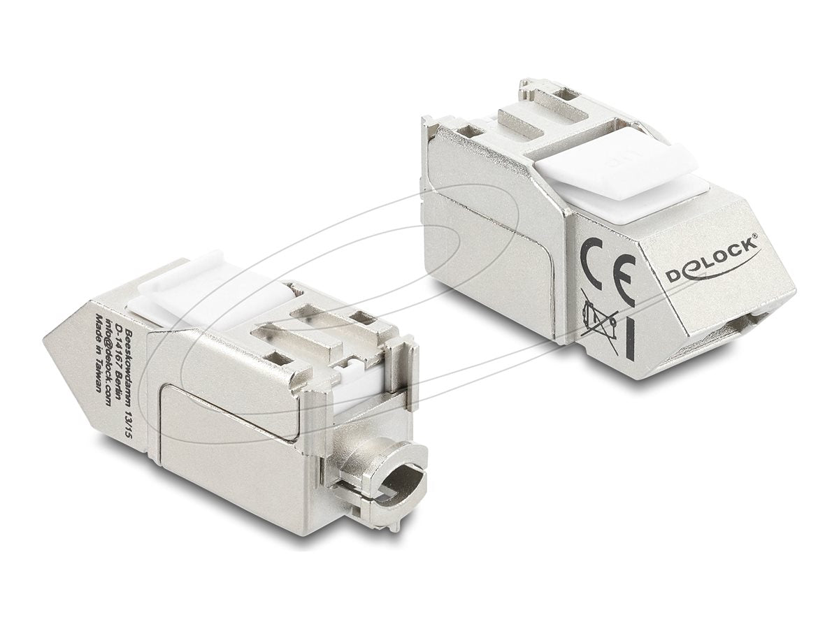 DELOCK Keystone Modul RJ45 Buchse Vorderansicht