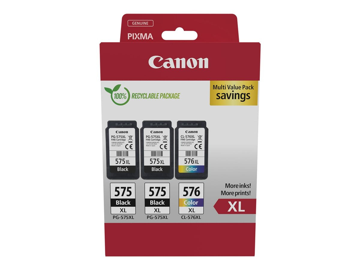 CANON PG-575XLx2/CL-576XL Tintenpatrone Vorderansicht