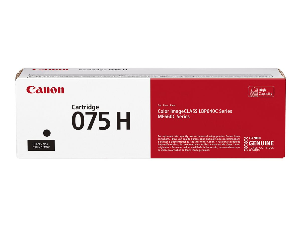 CANON Toner Cartridge 075 H BK Vorderansicht
