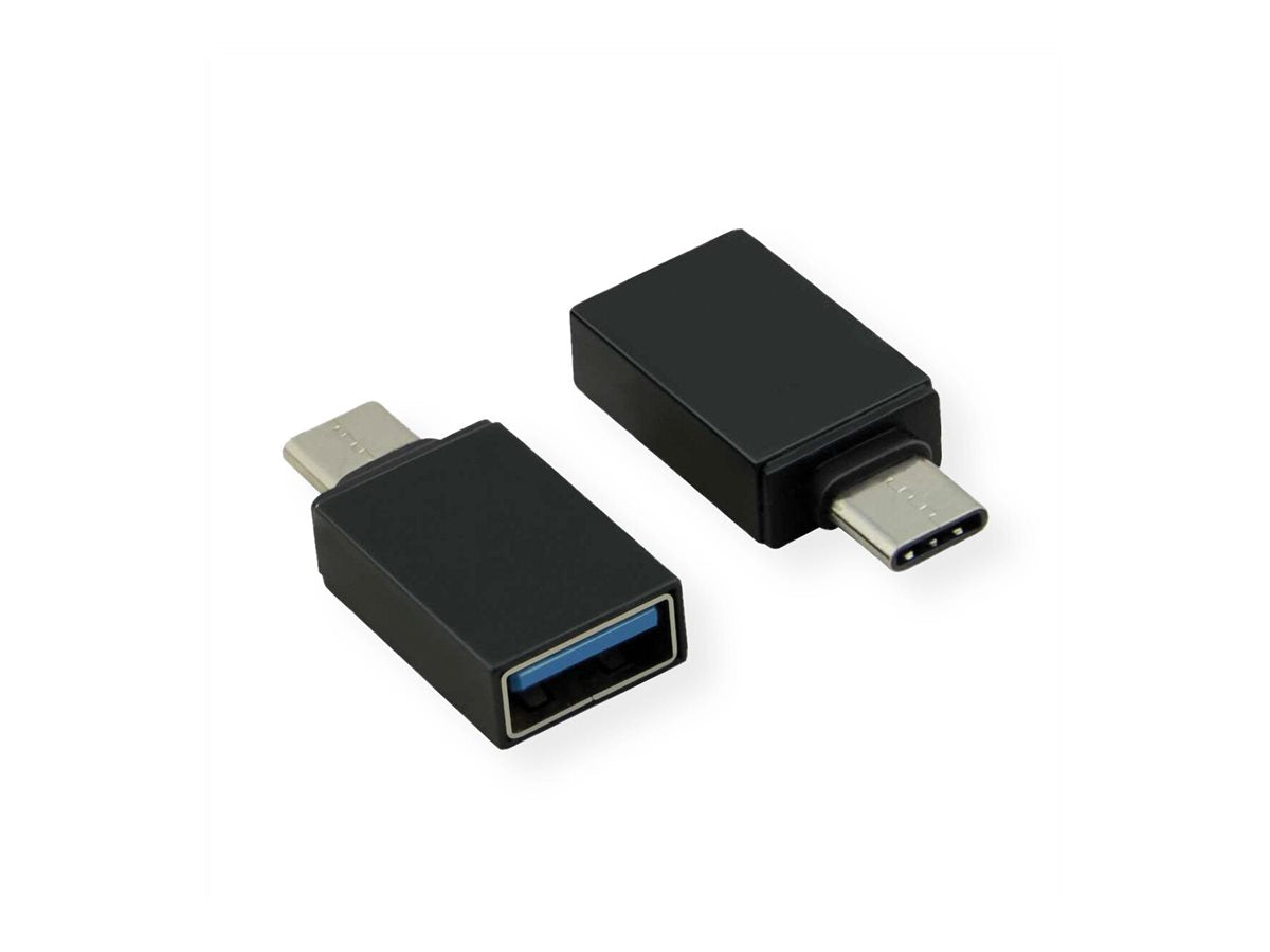 ROLINE USB 3.2 Gen 1 Adapter USB Typ A - C BU/ST Detailansicht