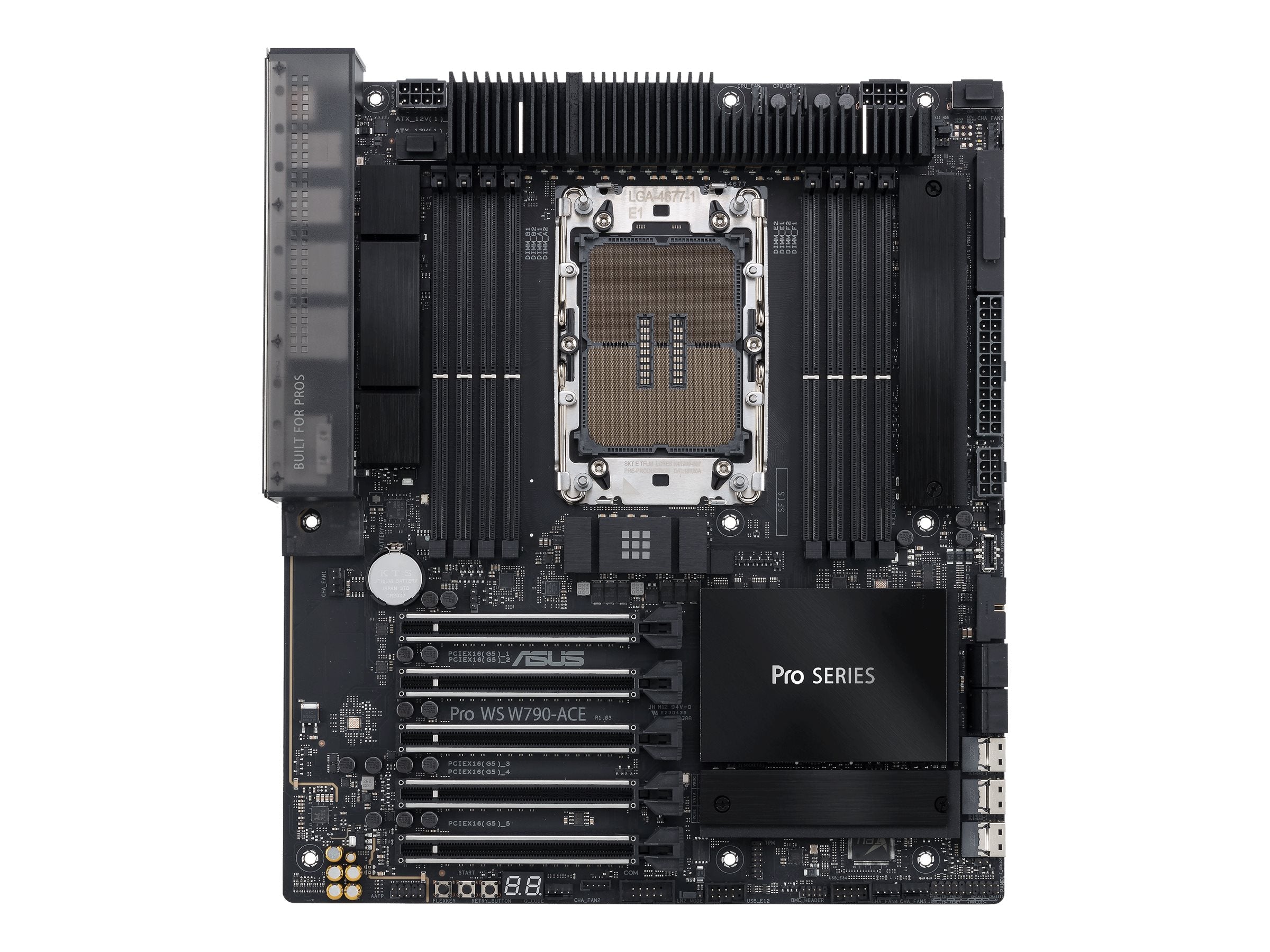 ASUS PRO WS W790-ACE Motherboard Vorderansicht