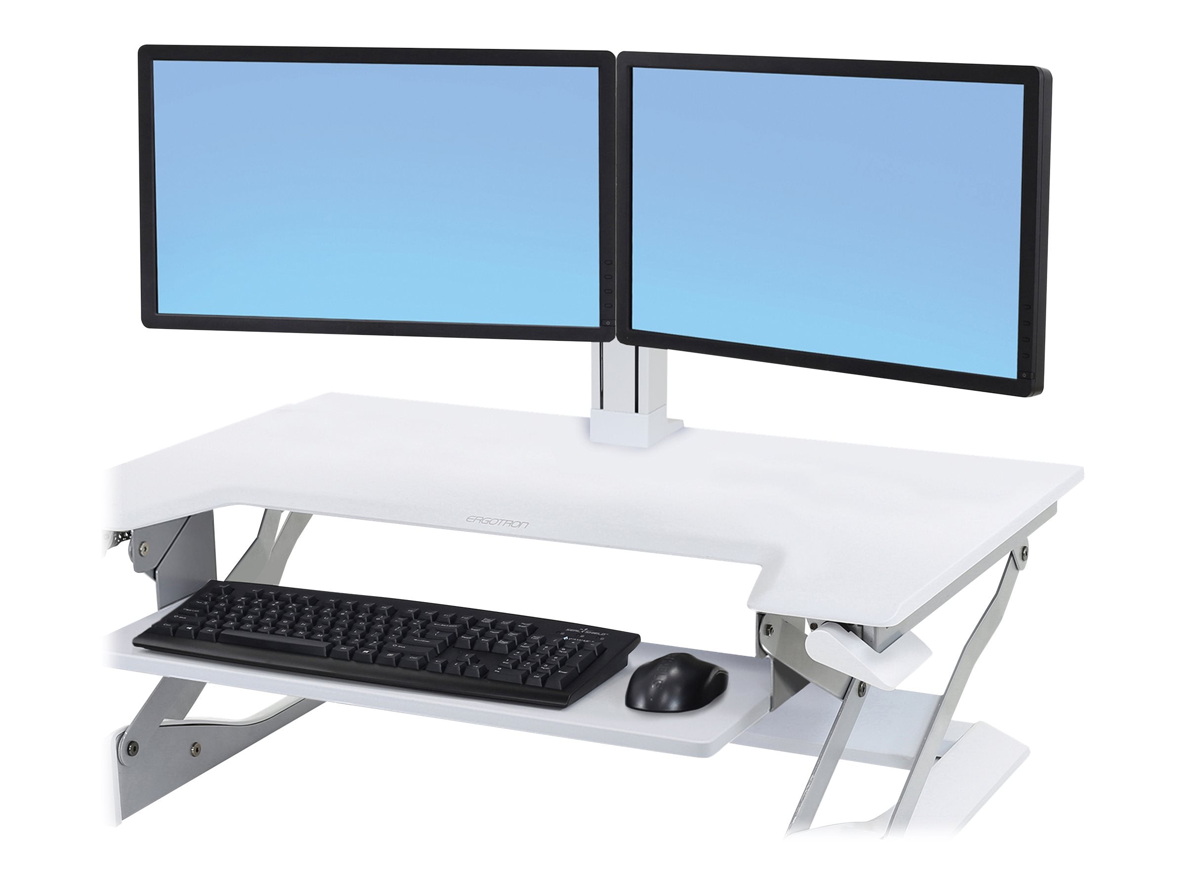 ERGOTRON WorkFit dual Monitor Kit Vorderansicht