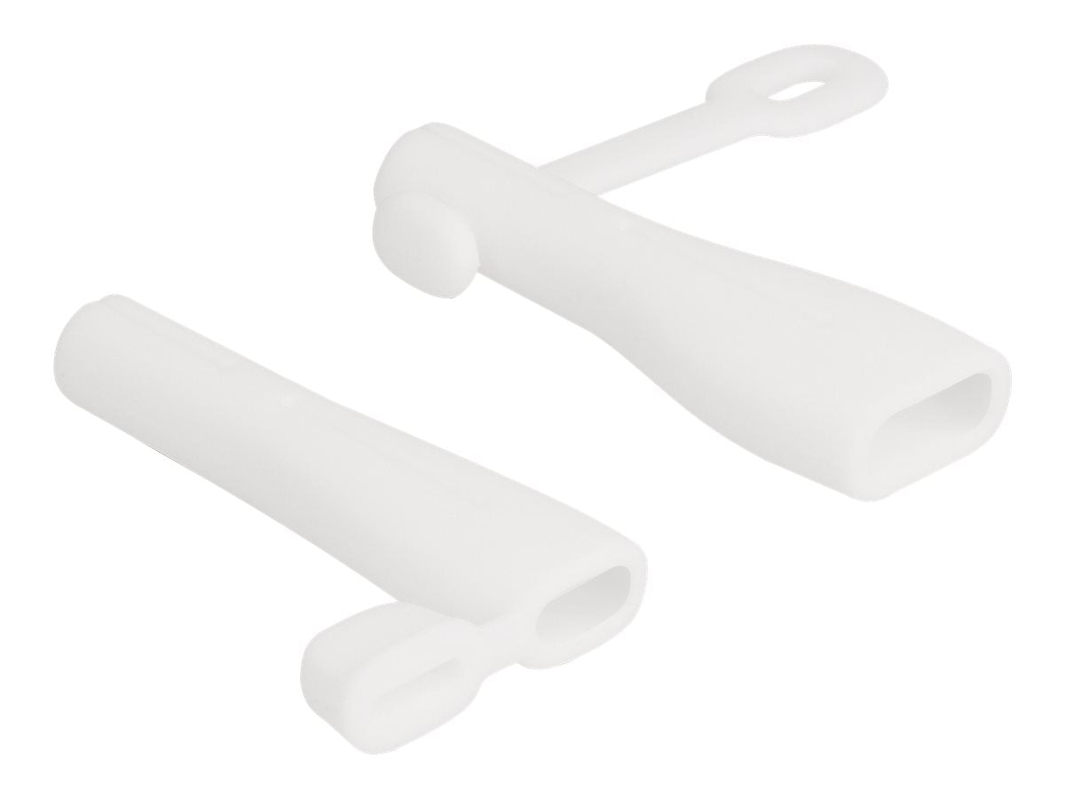 DELOCK Staubschutz für USB Typ-A Stecker und USB Typ-C Stecker Set 2 Stück - Vorderansicht