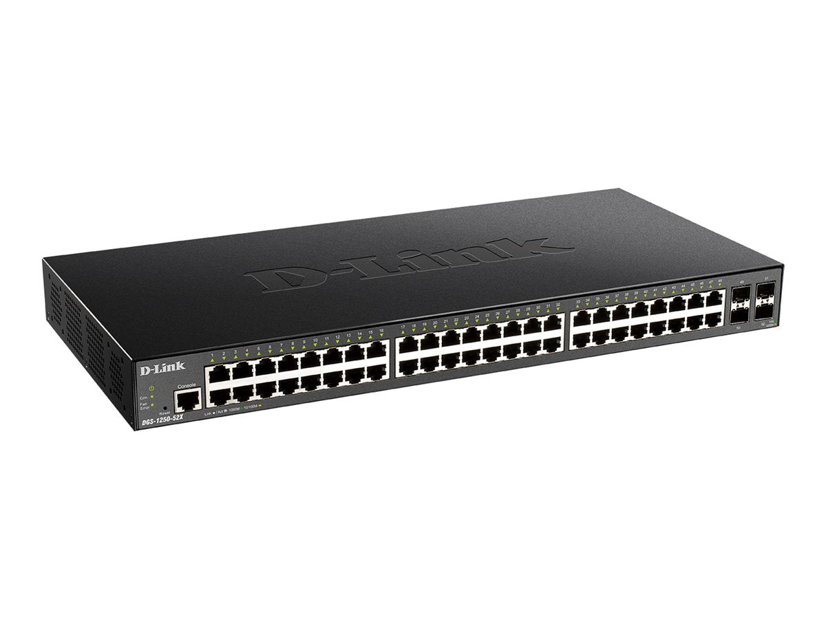 D-LINK DGS-1250-52X/E 52-Port Smart Managed Gigabit Switch Verpackung