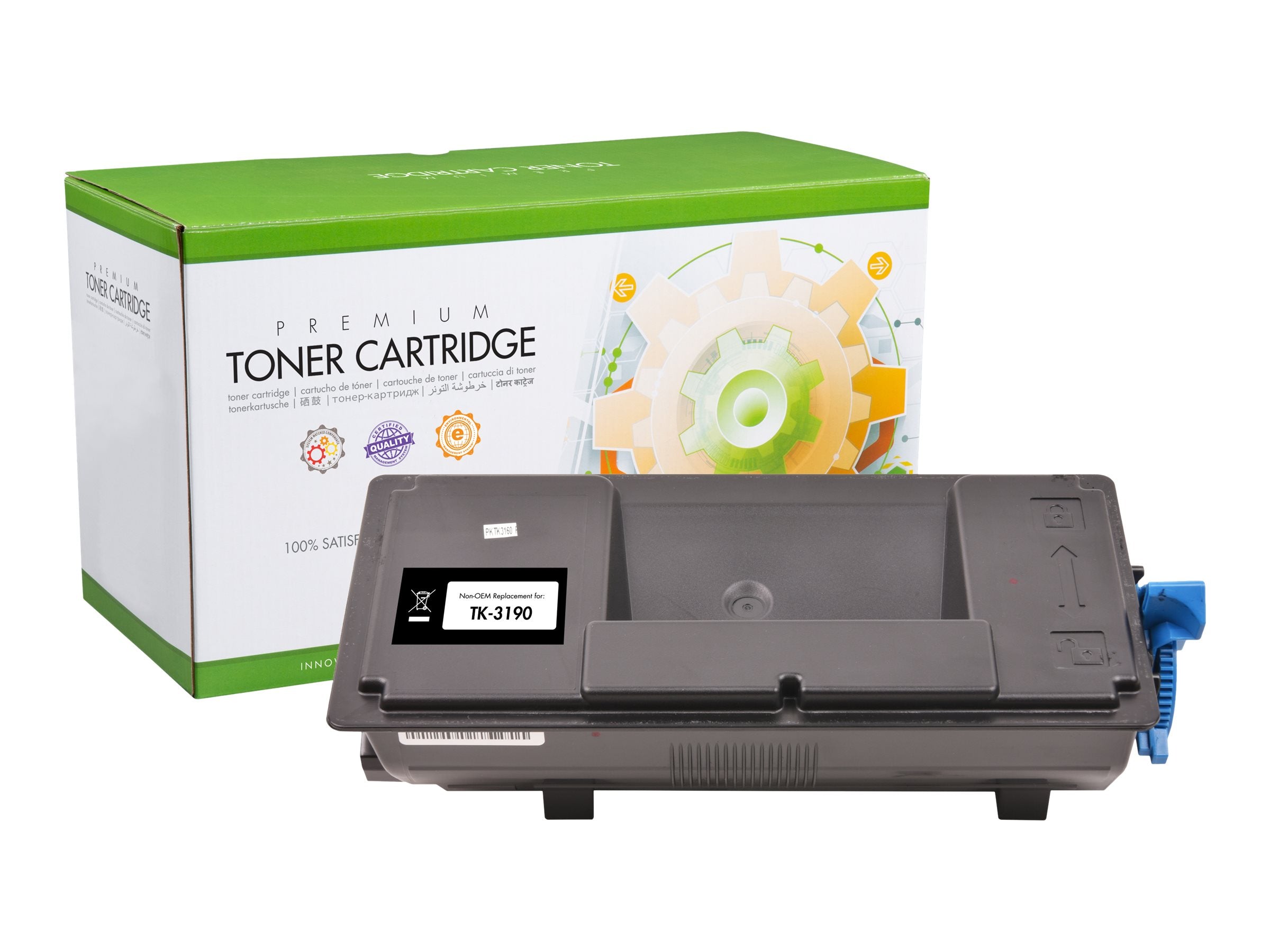 STATIC Tonerpatrone Kyocera TK-3190 schwarz Vorderansicht