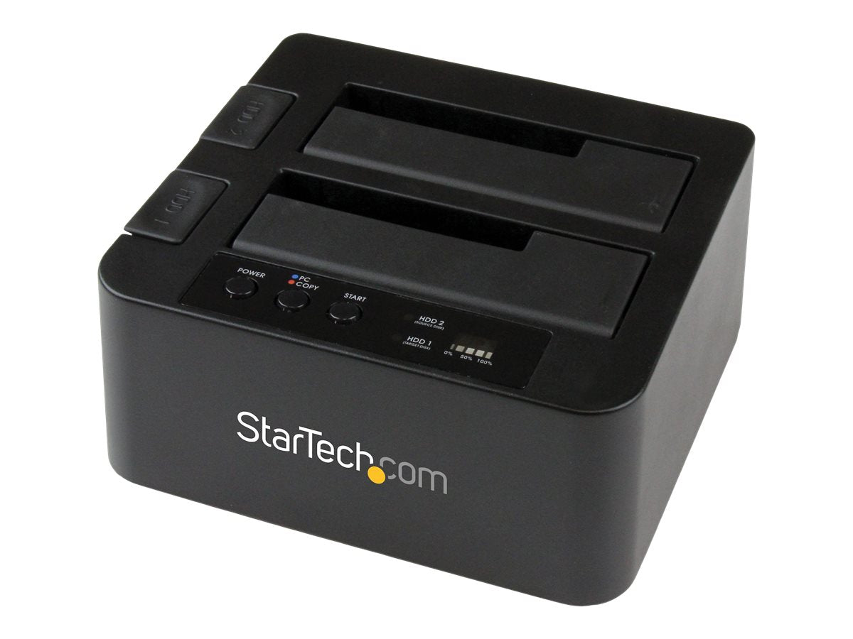 STARTECH.COM USB 3.0/eSATA Festplatten Duplizierer Dock Vorderansicht