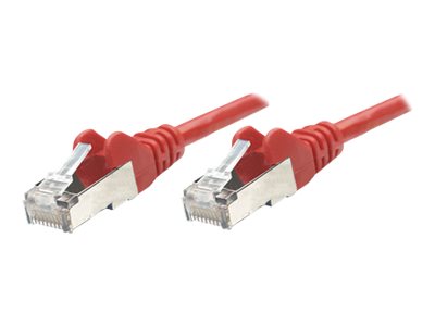 INTELLINET Netzwerkkabel Cat5e SF/UTP 7,5m Rot Vorderansicht