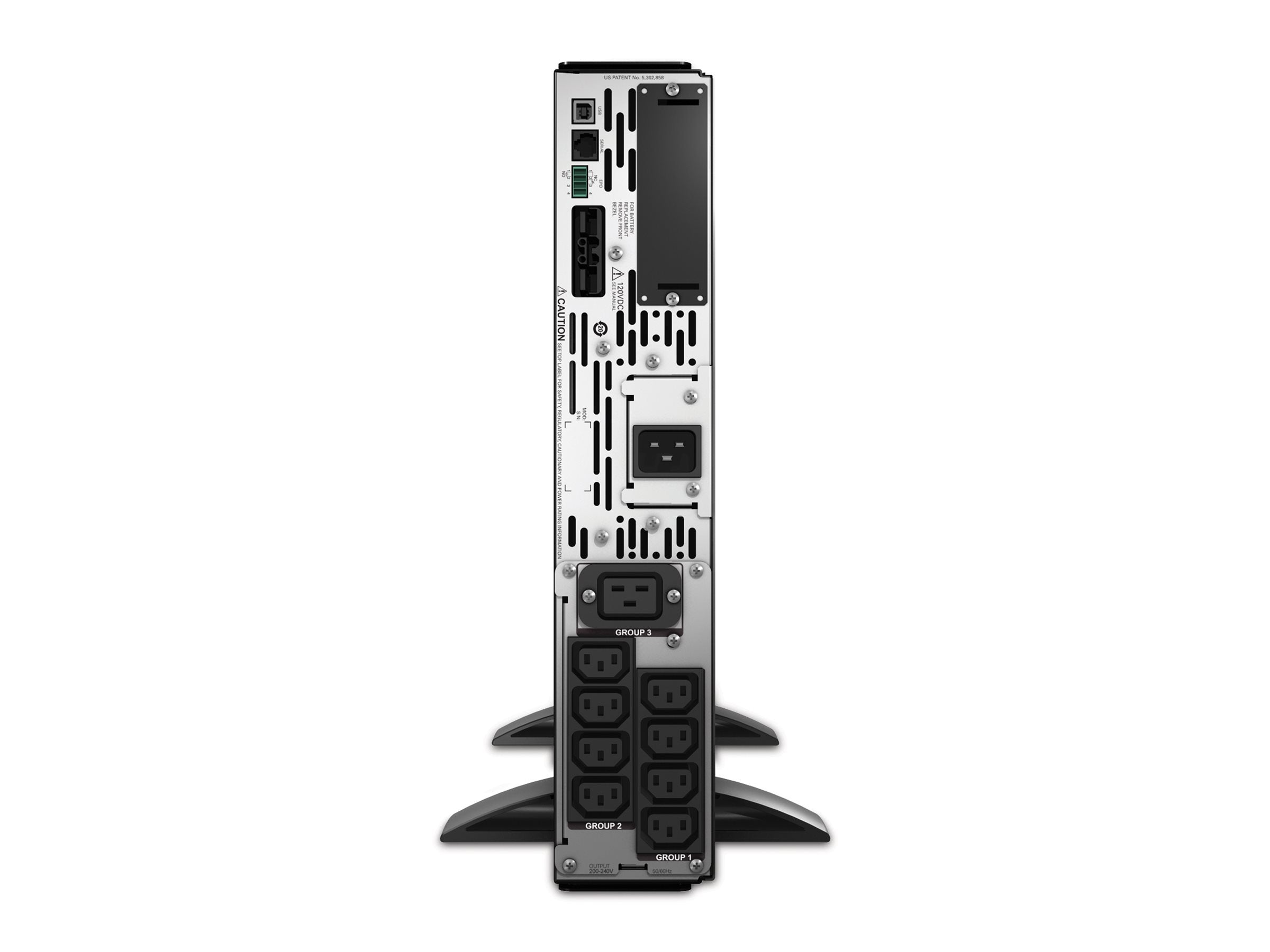 APC Smart-UPS X 2200 Rack/Tower LCD UPS Rückansicht