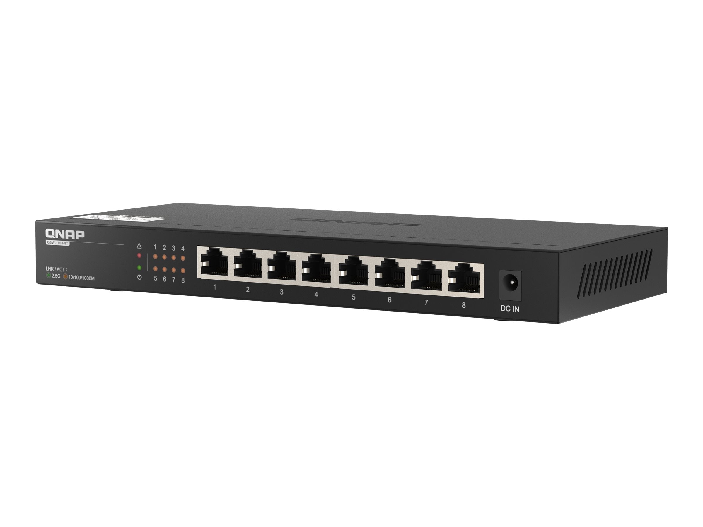 QNAP QSW-1108-8T Switch Vorderansicht
