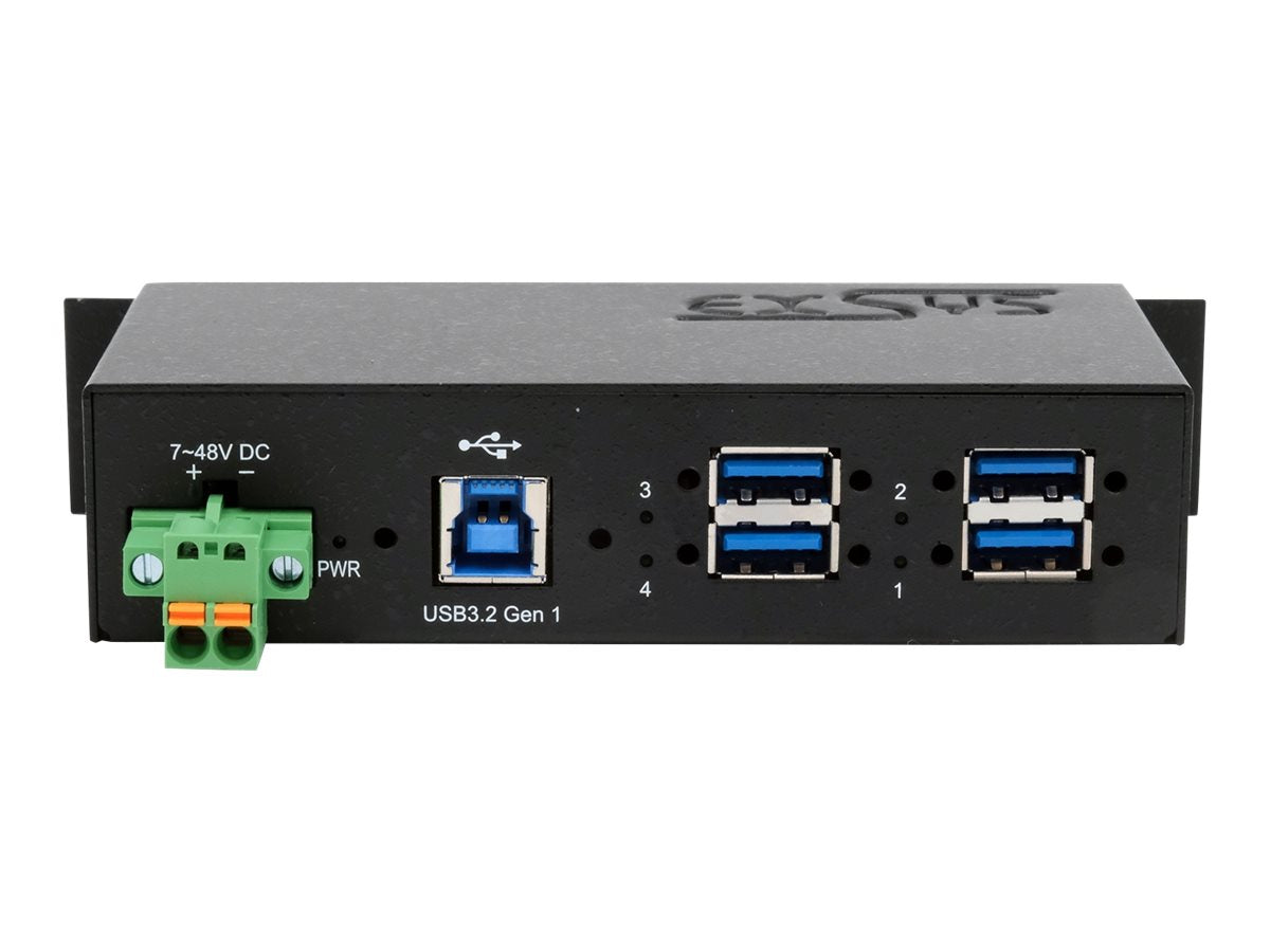 EXSYS EX-1185HMVS-2 4-Port Metall USB 3.2 Gen1 Verpackung