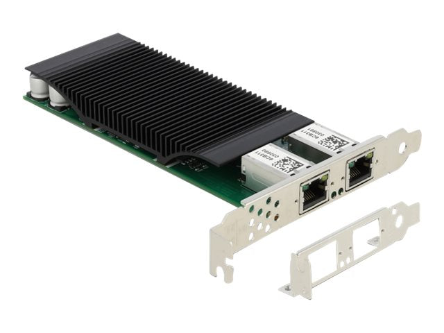 DELOCK PCI Express x4 Karte 2 x RJ45 Gigabit LAN PoE+ i350 - Vorderansicht