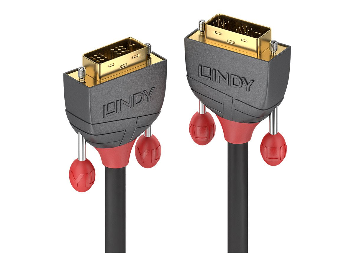 LINDY 10m DVI-D Kabel M/M Anthra Line Verpackung