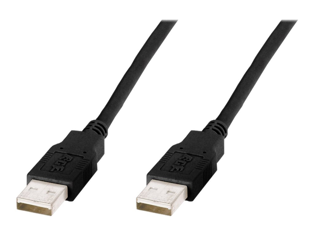 DIGITUS USB 2.0 Anschlusskabel Typ A St/St 5,0m - Vorderansicht