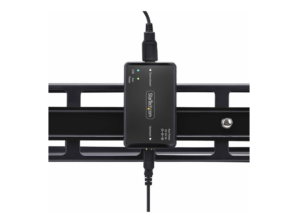STARTECH.COM Galvanische USB-Trennung 6kV Galvanischer Isolator/Trenner IP40 DIN-Schiene Galvanischetrennung USB 2.0/1.1