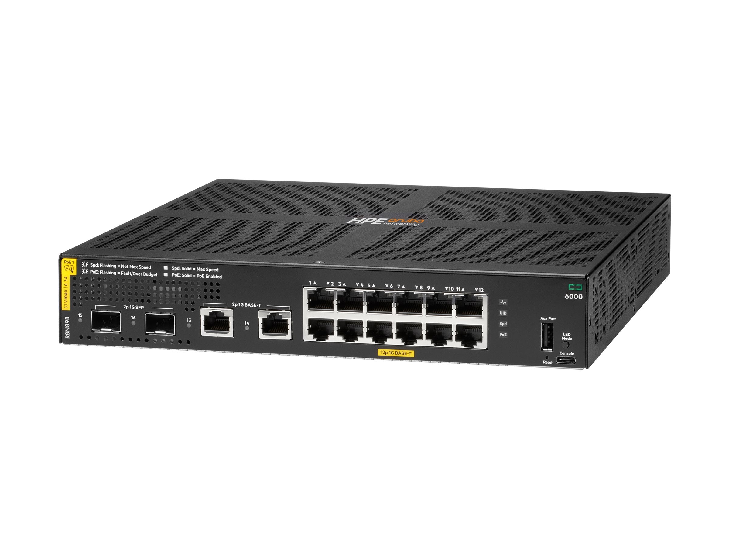 HPE Aruba Networking CX 6000 12p Switch Verpackung
