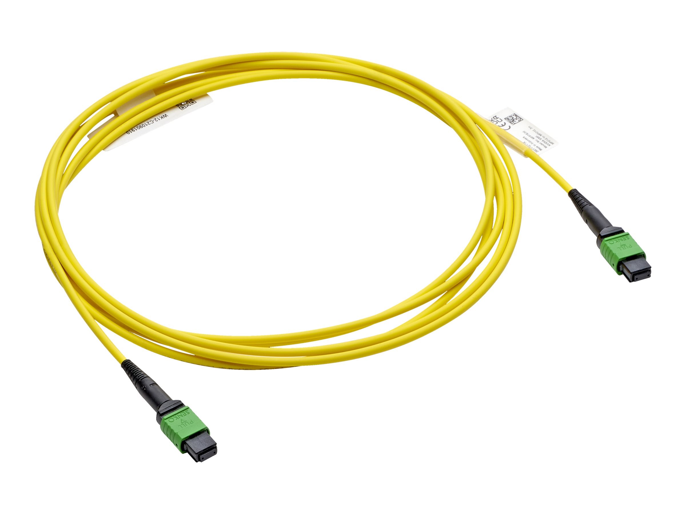 HPE InfiniBand NDR 8 Fiber MPO to 8 Fiber MPO Single-mode 20m Cable