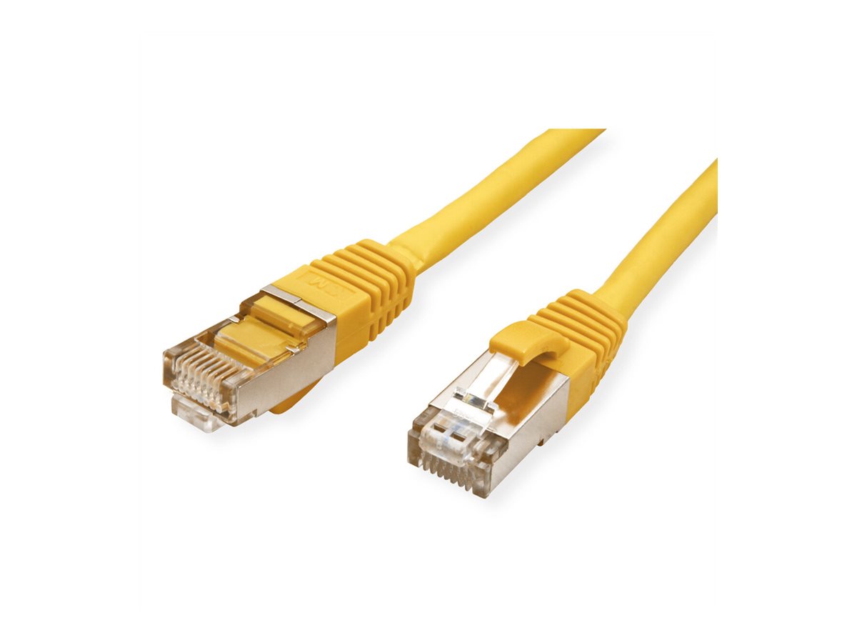 VALUE Patchkabel Kat.6 Class E S/FTP PiMF LSOH gelb 1,5m Detailansicht
