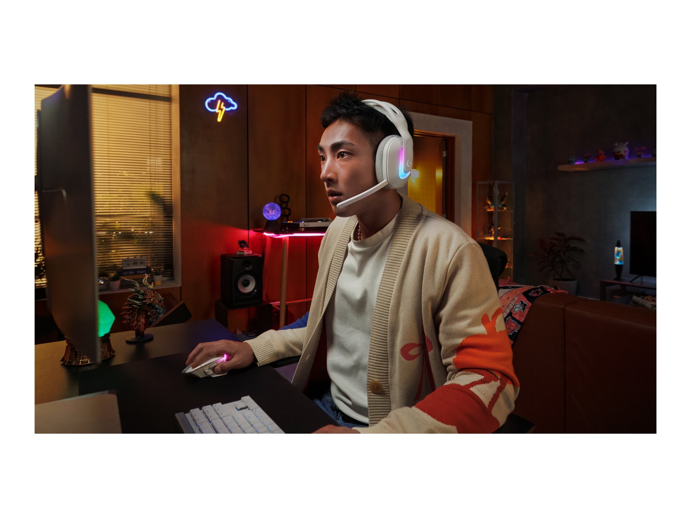 LOGITECH G522 Headset PC VOSS CDM/Mixed Model No Lang White Retail 2.4GHZ Social