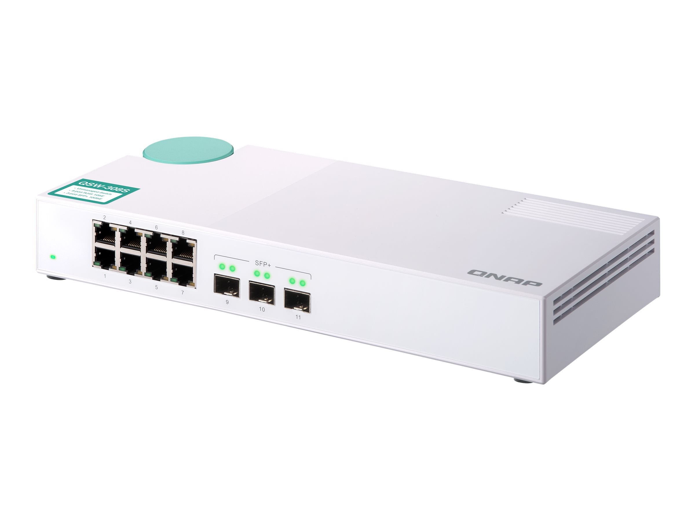 QNAP QSW-308S Switch Detailansicht