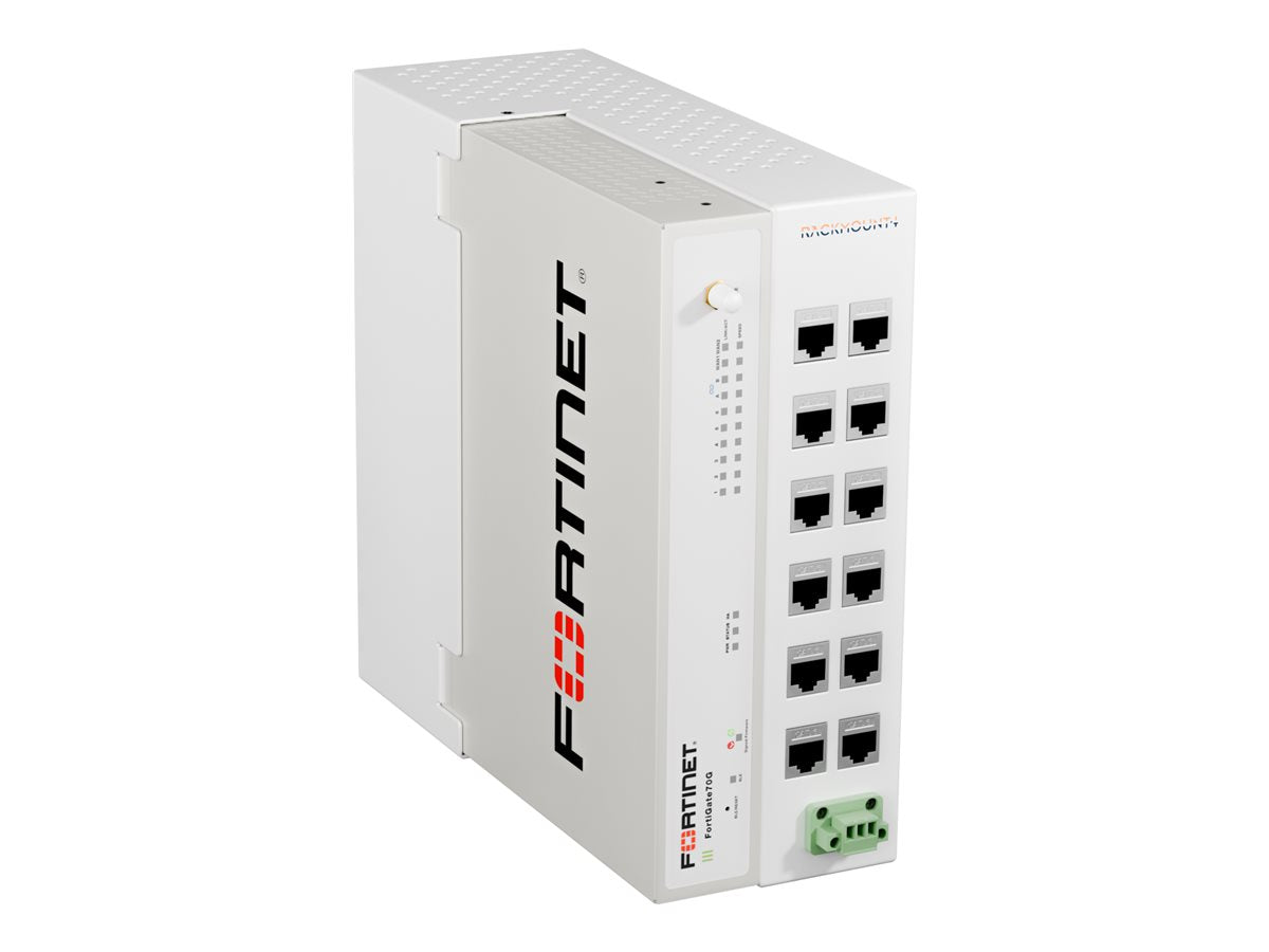 RACKMOUNT FortiDIN FortiGate 70G - 70F - 60E/F - 18V to 72V Vorderansicht