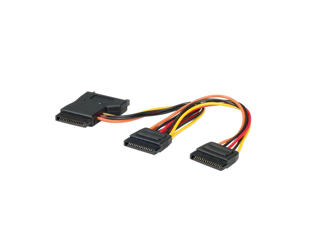 ROLINE Y-Adapterkabel S-ATA / 3x SATA 0,3m Detailansicht
