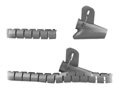 DELOCK Spiralschlauch mit Einziehwerkzeug 2,5m x 30mm grau - Verpackung