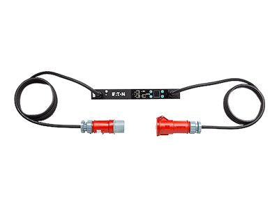 EATON ePDU G3 In-Line Monitored Power monitoring unit Rack AC 400V 22 kW 3-phase Ethernet RS-232 output connectors 1 0U Black