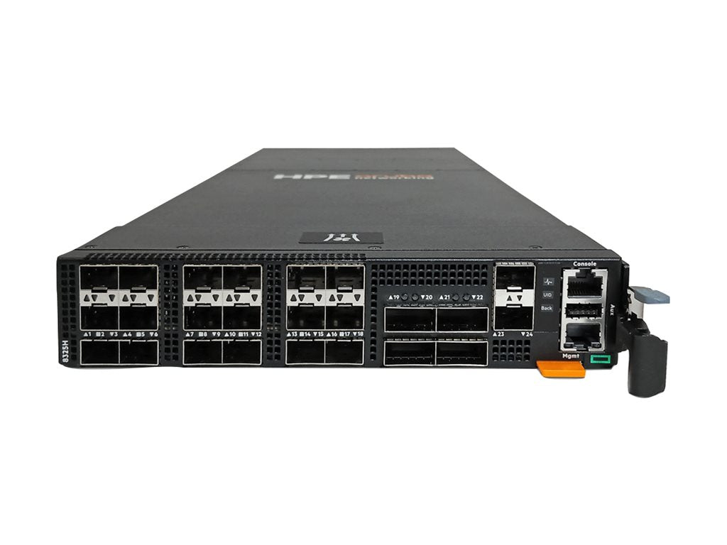 HPE Storage DCN 18p SFP28 25GbE 4p QSFP28 100GbE Power to Connector Half Width Sw H-series SN8325H