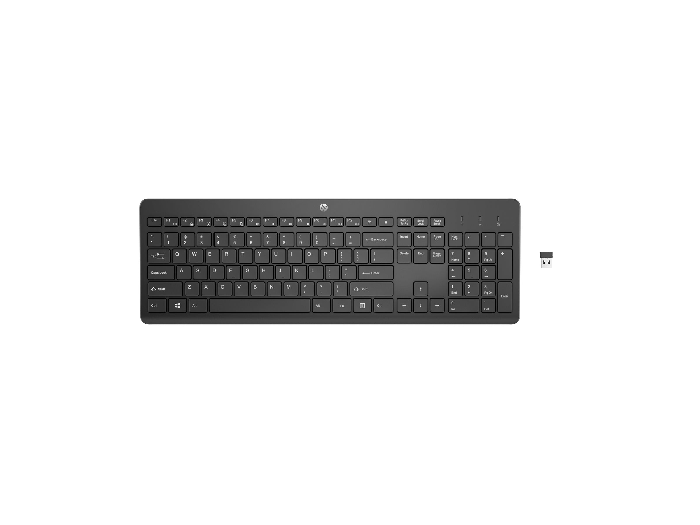 HP 230 Wireless Keyboard Black GR Verpackung
