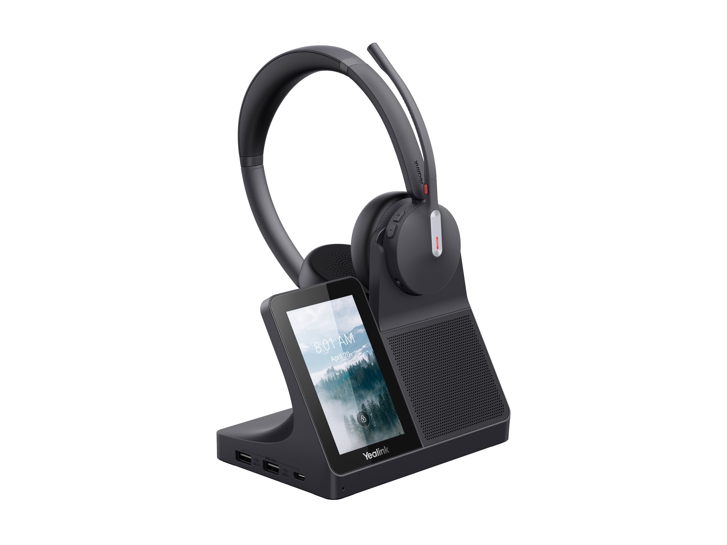 YEALINK WH64 Workstation Dual Headset - Vorderansicht