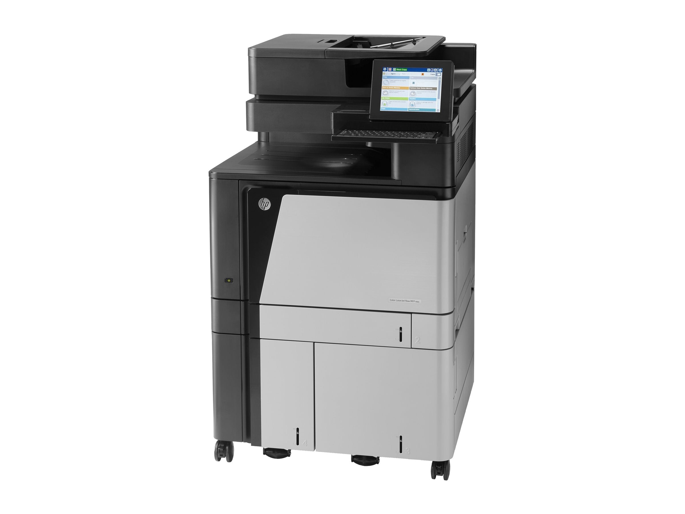 HP LaserJet Enterprise Flow M880z+ MFP colour laser A3 297x420mm A3 46ppm Print 4100sheets USB LAN