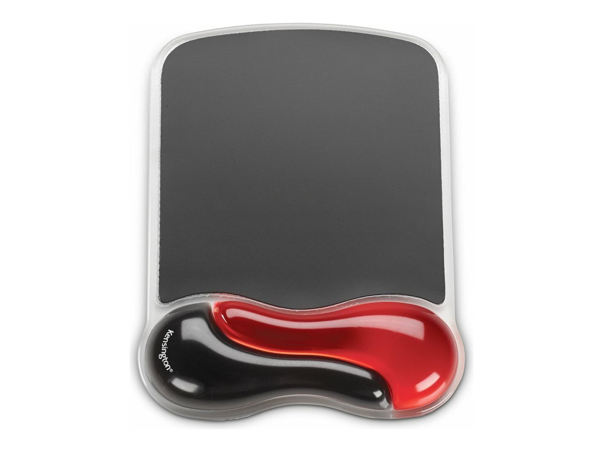 KENSINGTON Duo Gel Mauspad rot schwarz - Detailansicht